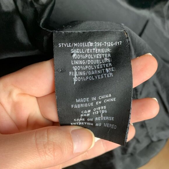 34. Oppenheimer Women’s Black Winter Coat Size Medium (Missing Hood) - Picture 8 of 13